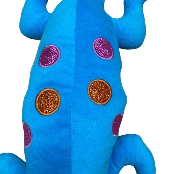 Fun Express Plush Chameleon Blue Iridescent Spots - Picture 8 of 9